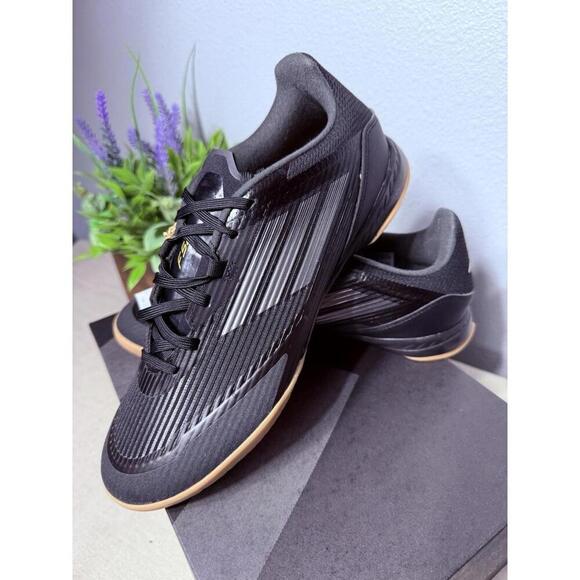 Adidas F50 League IN Indoor Soccer Shoes‎ Black / Gum IF1332 Men\'s Size 8